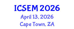 International Conference on Statistics, Econometrics and Mathematics (ICSEM) April 13, 2026 - Cape Town, South Africa