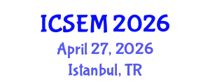 International Conference on Statistics, Econometrics and Mathematics (ICSEM) April 27, 2026 - Istanbul, Turkey