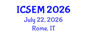International Conference on Statistics, Econometrics and Mathematics (ICSEM) July 22, 2026 - Rome, Italy