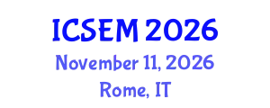 International Conference on Statistics, Econometrics and Mathematics (ICSEM) November 11, 2026 - Rome, Italy