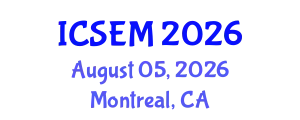 International Conference on Statistics, Econometrics and Mathematics (ICSEM) August 05, 2026 - Montreal, Canada
