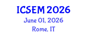 International Conference on Statistics, Econometrics and Mathematics (ICSEM) June 01, 2026 - Rome, Italy