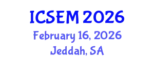 International Conference on Statistics, Econometrics and Mathematics (ICSEM) February 16, 2026 - Jeddah, Saudi Arabia