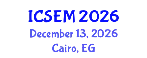 International Conference on Statistics, Econometrics and Mathematics (ICSEM) December 13, 2026 - Cairo, Egypt