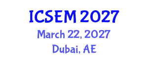 International Conference on Statistics, Econometrics and Mathematics (ICSEM) March 22, 2027 - Dubai, United Arab Emirates