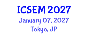 International Conference on Statistics, Econometrics and Mathematics (ICSEM) January 07, 2027 - Tokyo, Japan