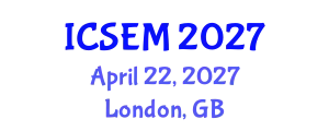 International Conference on Statistics, Econometrics and Mathematics (ICSEM) April 22, 2027 - London, United Kingdom