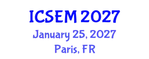 International Conference on Statistics, Econometrics and Mathematics (ICSEM) January 25, 2027 - Paris, France
