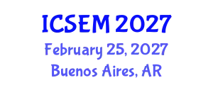 International Conference on Statistics, Econometrics and Mathematics (ICSEM) February 25, 2027 - Buenos Aires, Argentina