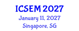 International Conference on Statistics, Econometrics and Mathematics (ICSEM) January 11, 2027 - Singapore, Singapore
