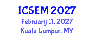 International Conference on Statistics, Econometrics and Mathematics (ICSEM) February 11, 2027 - Kuala Lumpur, Malaysia