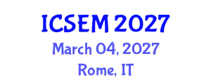 International Conference on Statistics, Econometrics and Mathematics (ICSEM) March 04, 2027 - Rome, Italy