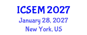 International Conference on Statistics, Econometrics and Mathematics (ICSEM) January 28, 2027 - New York, United States