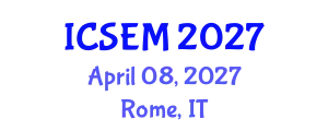 International Conference on Statistics, Econometrics and Mathematics (ICSEM) April 08, 2027 - Rome, Italy
