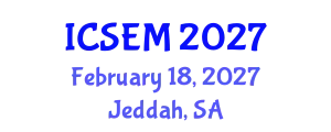 International Conference on Statistics, Econometrics and Mathematics (ICSEM) February 18, 2027 - Jeddah, Saudi Arabia