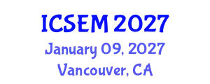 International Conference on Statistics, Econometrics and Mathematics (ICSEM) January 09, 2027 - Vancouver, Canada