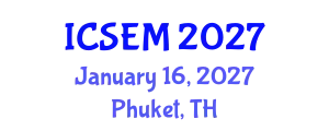 International Conference on Statistics, Econometrics and Mathematics (ICSEM) January 16, 2027 - Phuket, Thailand