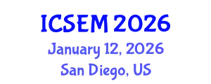 International Conference on Statistics, Econometrics and Mathematics (ICSEM) January 12, 2026 - San Diego, United States