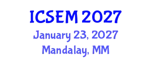 International Conference on Statistics, Econometrics and Mathematics (ICSEM) January 23, 2027 - Mandalay, Myanmar