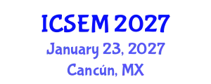 International Conference on Statistics, Econometrics and Mathematics (ICSEM) January 23, 2027 - Cancún, Mexico