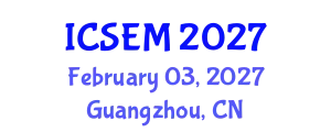 International Conference on Statistics, Econometrics and Mathematics (ICSEM) February 03, 2027 - Guangzhou, China