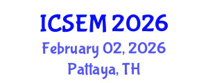 International Conference on Statistics, Econometrics and Mathematics (ICSEM) February 02, 2026 - Pattaya, Thailand