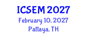 International Conference on Statistics, Econometrics and Mathematics (ICSEM) February 10, 2027 - Pattaya, Thailand