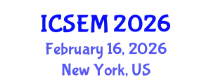 International Conference on Statistics, Econometrics and Mathematics (ICSEM) February 16, 2026 - New York, United States