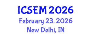 International Conference on Statistics, Econometrics and Mathematics (ICSEM) February 23, 2026 - New Delhi, India