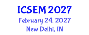 International Conference on Statistics, Econometrics and Mathematics (ICSEM) February 24, 2027 - New Delhi, India