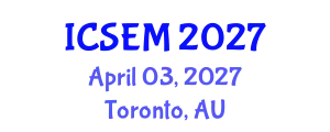 International Conference on Statistics, Econometrics and Mathematics (ICSEM) April 03, 2027 - Toronto, Australia