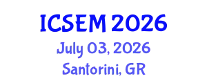 International Conference on Statistics, Econometrics and Mathematics (ICSEM) July 03, 2026 - Santorini, Greece