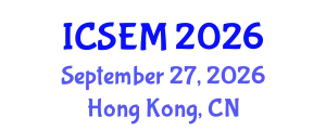 International Conference on Statistics, Econometrics and Mathematics (ICSEM) September 27, 2026 - Hong Kong, China