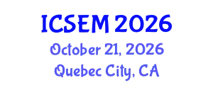 International Conference on Statistics, Econometrics and Mathematics (ICSEM) October 21, 2026 - Quebec City, Canada
