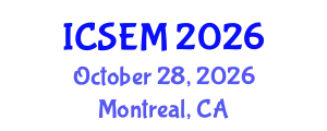 International Conference on Statistics, Econometrics and Mathematics (ICSEM) October 28, 2026 - Montreal, Canada