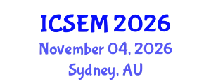 International Conference on Statistics, Econometrics and Mathematics (ICSEM) November 04, 2026 - Sydney, Australia