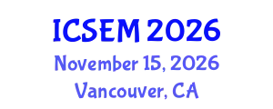 International Conference on Statistics, Econometrics and Mathematics (ICSEM) November 15, 2026 - Vancouver, Canada