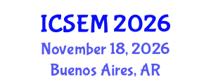 International Conference on Statistics, Econometrics and Mathematics (ICSEM) November 18, 2026 - Buenos Aires, Argentina