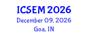 International Conference on Statistics, Econometrics and Mathematics (ICSEM) December 09, 2026 - Goa, India