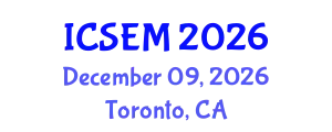 International Conference on Statistics, Econometrics and Mathematics (ICSEM) December 09, 2026 - Toronto, Canada