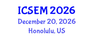 International Conference on Statistics, Econometrics and Mathematics (ICSEM) December 20, 2026 - Honolulu, United States
