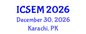 International Conference on Statistics, Econometrics and Mathematics (ICSEM) December 30, 2026 - Karachi, Pakistan