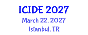 International Conference on Industrial Design Engineering (ICIDE) March 22, 2027 - Istanbul, Turkey
