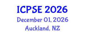 International Conference on Pharmaceutical Science and Engineering (ICPSE) December 01, 2026 - Auckland, New Zealand