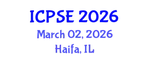 International Conference on Pharmaceutical Science and Engineering (ICPSE) March 02, 2026 - Haifa, Israel