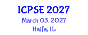International Conference on Pharmaceutical Science and Engineering (ICPSE) March 03, 2027 - Haifa, Israel