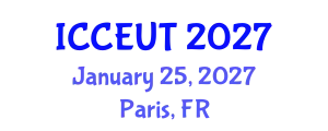 International Conference on Combustion, Energy Utilisation and Thermodynamics (ICCEUT) January 25, 2027 - Paris, France