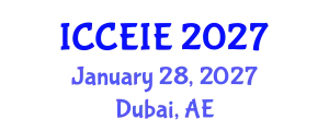 International Conference on Communication and Electronic Information Engineering (ICCEIE) January 28, 2027 - Dubai, United Arab Emirates