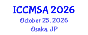 International Conference on Computational Modeling, Simulation and Analysis (ICCMSA) October 25, 2026 - Osaka, Japan