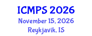 International Conference on Mathematics, Physics and Statistics (ICMPS) November 15, 2026 - Reykjavik, Iceland